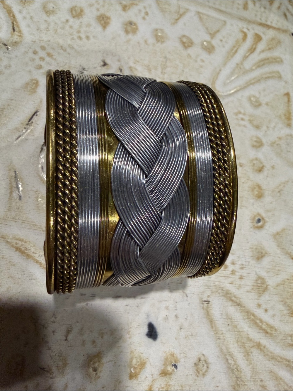 Vintage Large Celtic/Viking Priestess Cuff Bracelet